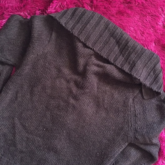 Vintage Hennes shawl collar brown acrylic cardigan - Picture 5 of 8